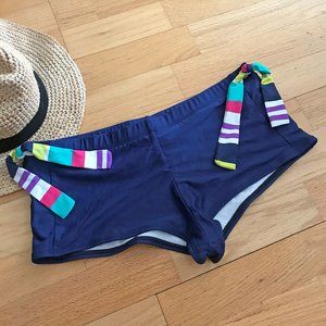 Splendid “Carnival” Boyshort Bikini Bottom Sz M